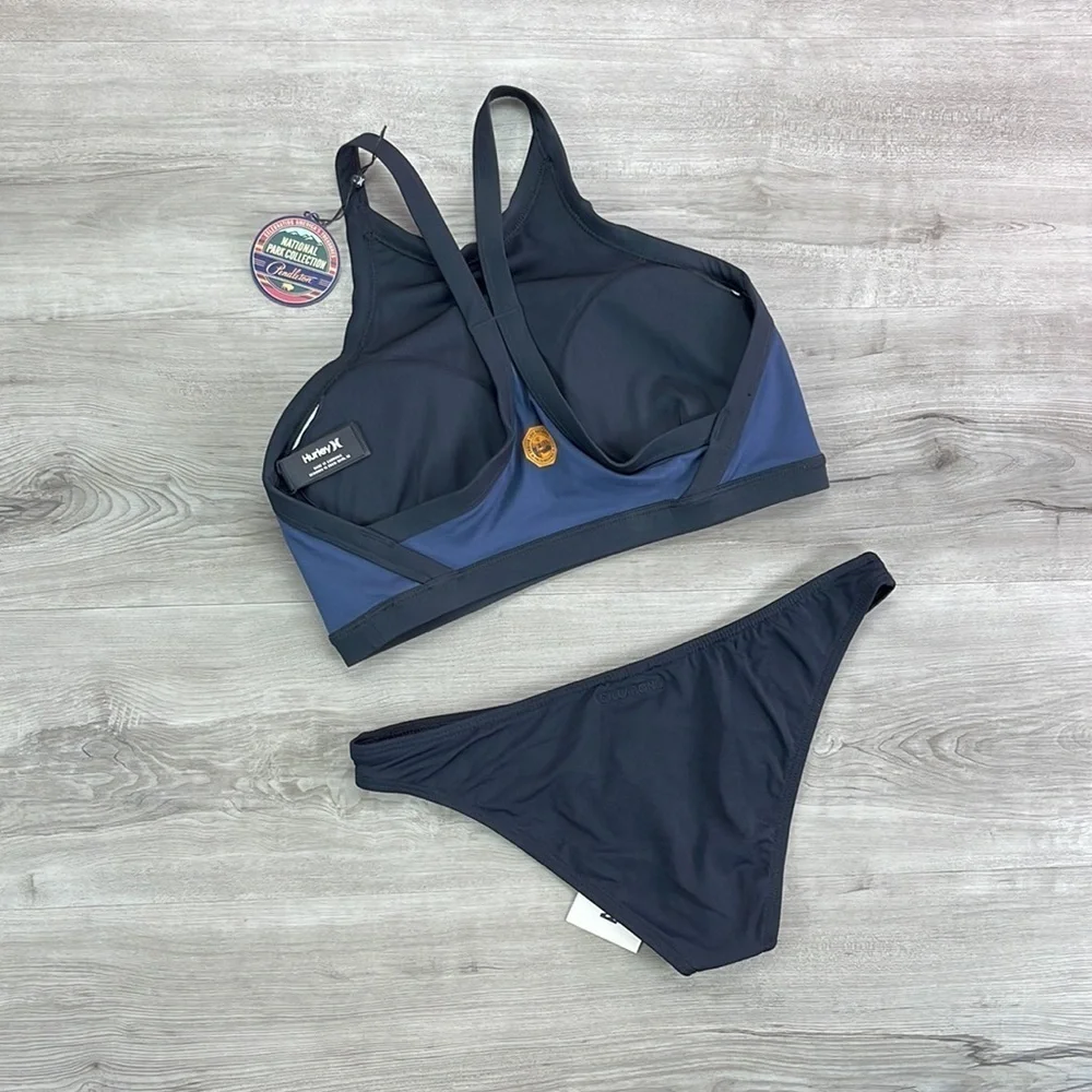☀️HURLEY☀️ PEND HGH NECK SOL SEARCHER TROPIC